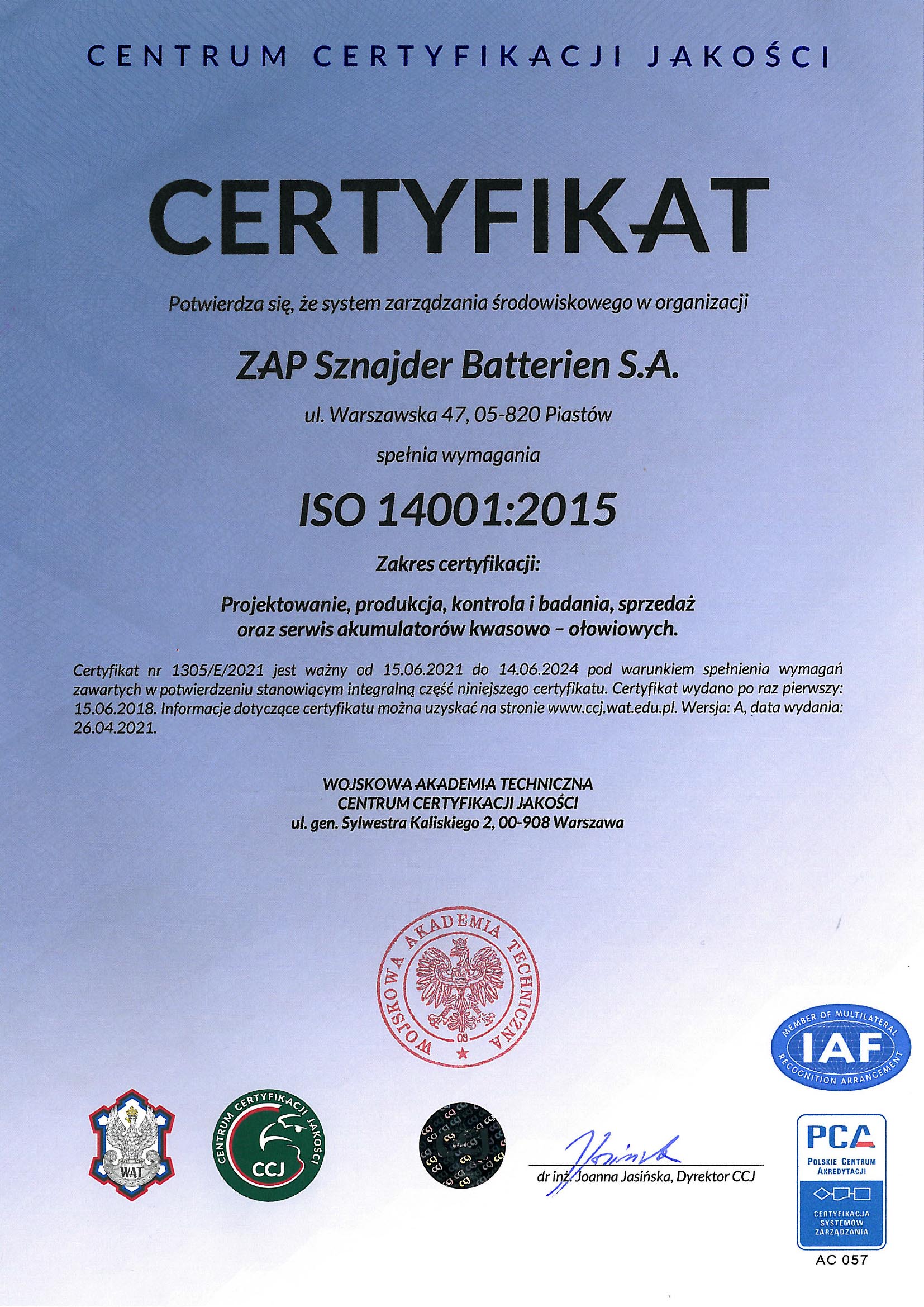 ISO 14001